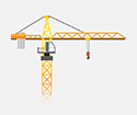 Tower cranes